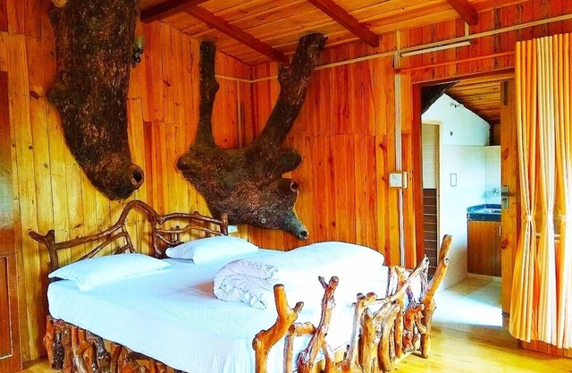 Tree House on Oak Tree at Silent Valley Alchauna Along River Kalsa