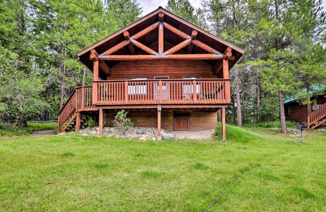 Trego Cabin with Mtn Views, Easy Access to Lake