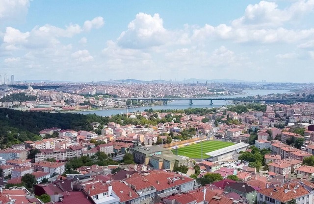 Trıplex modern flat in the center of Istanbul with Panoramic View
