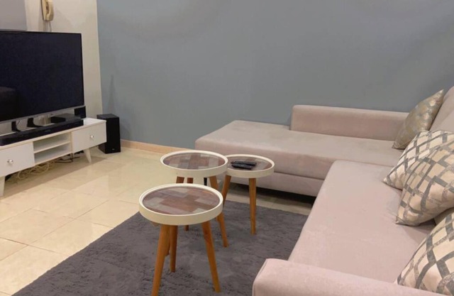 Two bedrooms and living room apartment