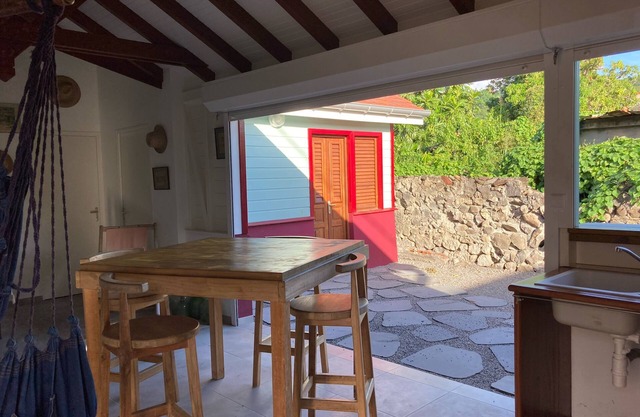 Typical seaside townhouse in an authentic fishing village