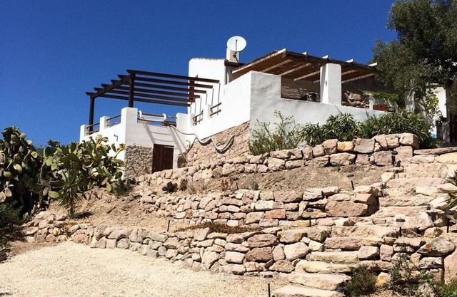 Typical small house of San Pietro with a view of the countryside and the sea, a Moorish guard resort