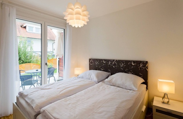 Vacation apartment E4 with small terrace, 50sqm, 1 bedroom, max. 3 persons