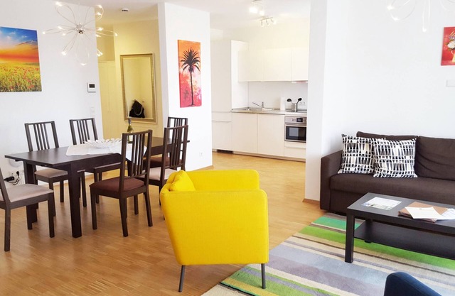 Vacation apartment F1 with small terrace, 90sqm, 3 bedrooms, max. 6 persons