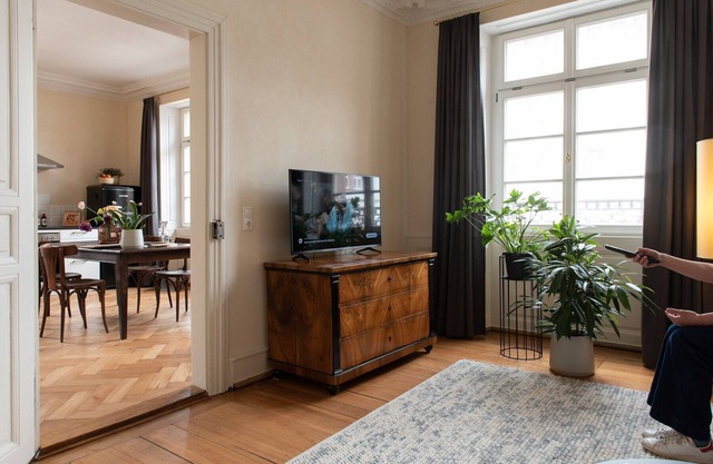 Vacation apartment on the top floor of a listed building with terrace