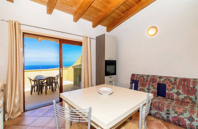 Vacation Apartment “Case Aquafan Mare 1” with Sea View, Mountain View, Pool & Terrace