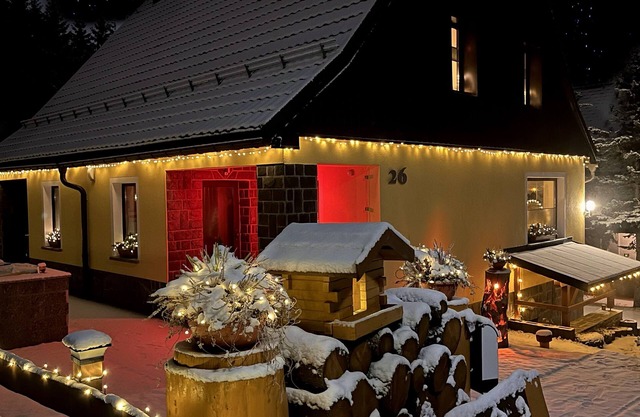 Vacation apartment directly on the ski slope with sauna