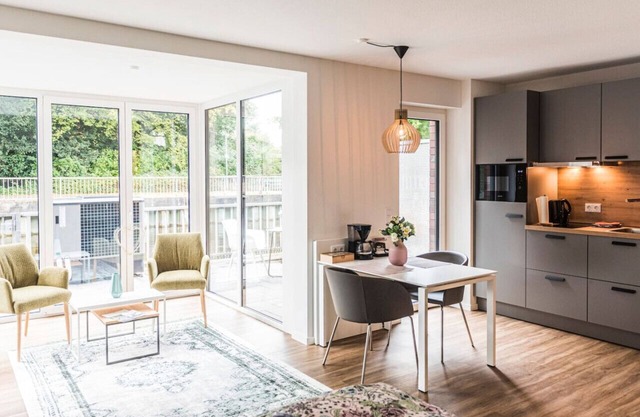 "Vechte-Garten" new build with a view of the water & PP