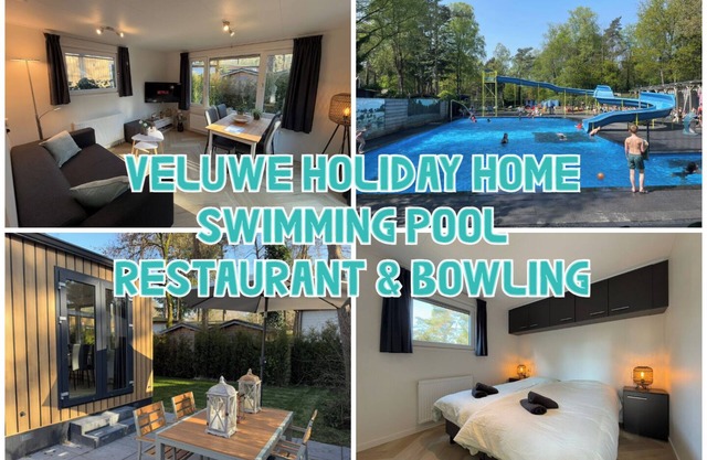 Veluwe Holidays - Private Chalet with Big Garden and Community Swimming Pool
