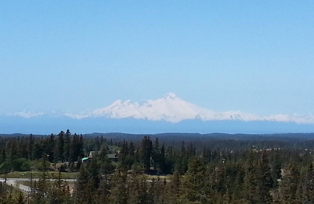 Views of ocean and mountains Homer Alaska