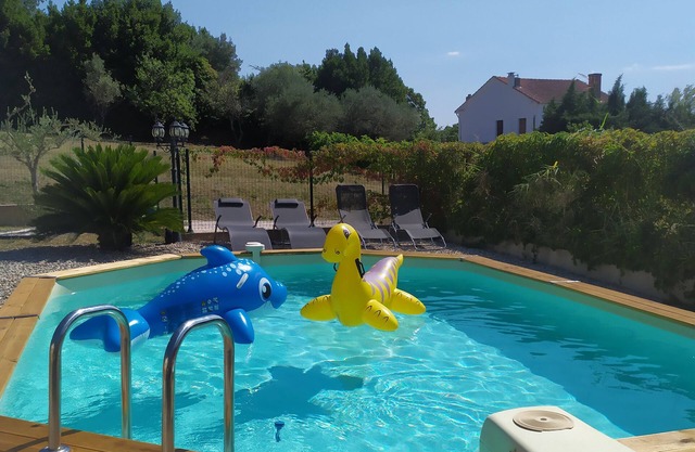 Villa at the foot of the Cévennes, between Anduze and Ardèche, private swimming pool, quiet.