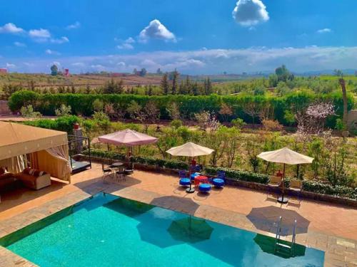Villa Alnatura with heated pool overlooking the High Atlas