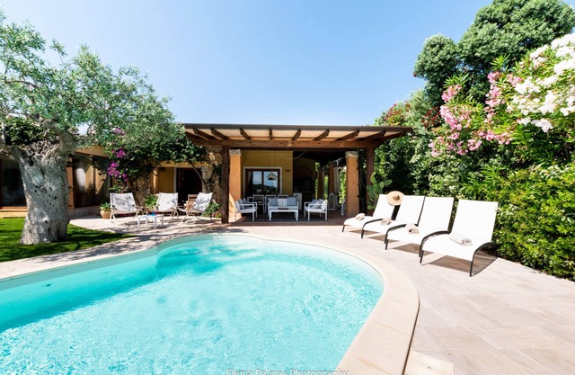 Villa Ambra with private pool in Chia, just a stone throw from the finest beach