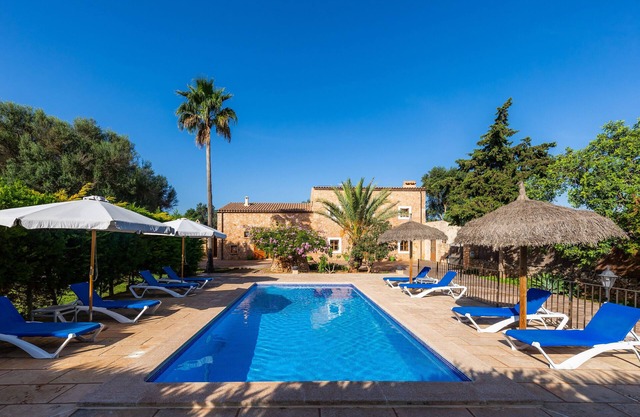 Villa "Cas Verros" with Mountain View, Pool & Wi-Fi