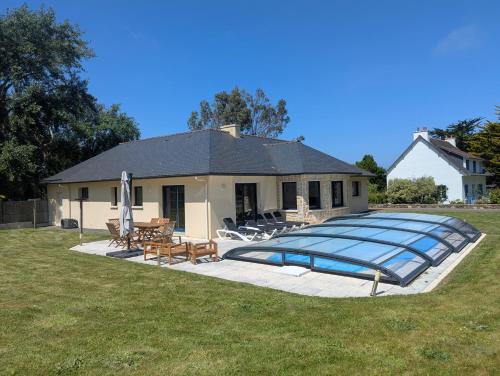 Villa de bord de mer avec piscine chauffée privée