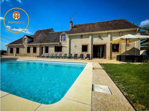 Villa festive HOMAZING piscine privée 1h de Paris
