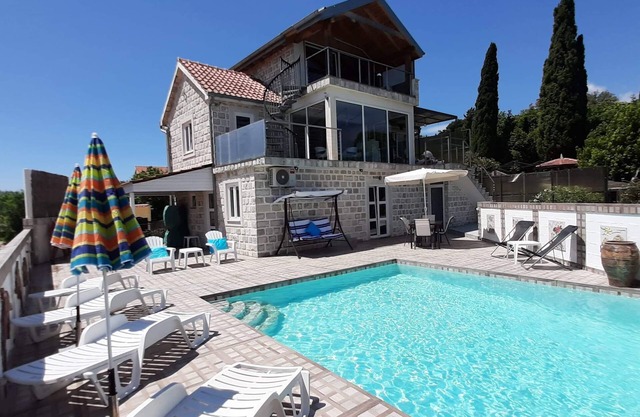 Villa Josephina luxury 4 bedroom villa with private solar heated pool.