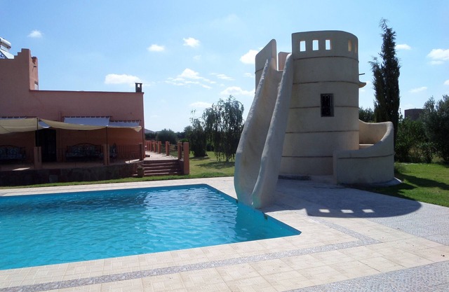 Villa with pool and slide