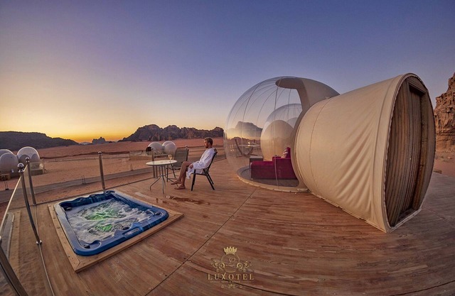 Wadi Rum Bubble Luxotel - Campsite