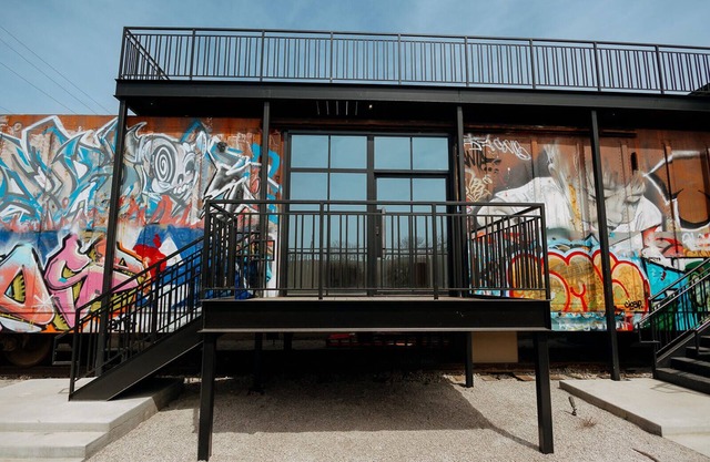 Walk To Intrust Arena - Modern Boxcar experience!