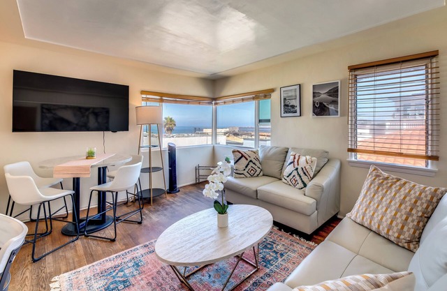Walk to Shore: Ocean-View Manhattan Beach Apt!