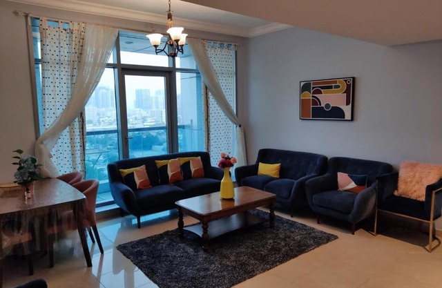 Walk to the Beach, Charming 3-Bedroom Home in Ajman Corniche Residences