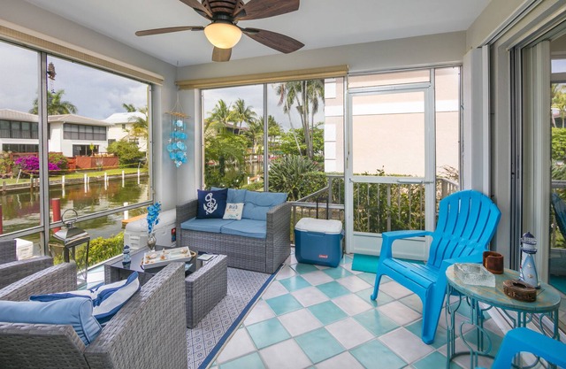 ****WATER FRONT- GULF ACCESS- BEAUTIFULLY DECORATED CONDO WITH WATER VIEWS***