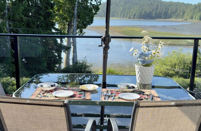 Water front house on Ucluelet Inlet