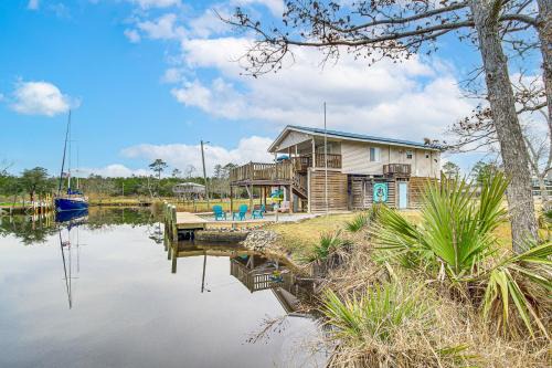 Waterfront Bay St Louis Home with Private Dock!