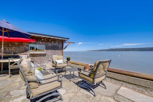 Waterfront Gem with 2 Patios on Camano Island