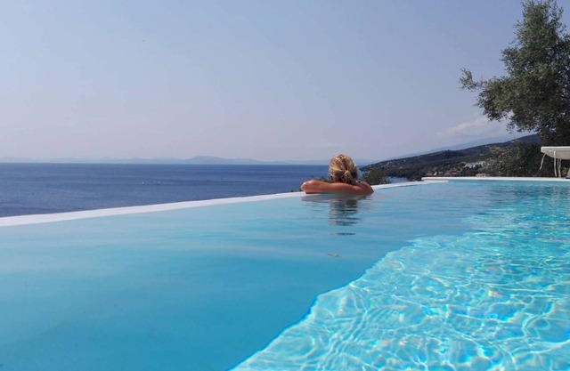 Whole villa # for 4 adults + 4 children - panorama sea view with pool