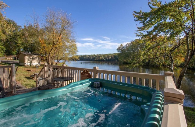 Wilderness Resort Hot Tub Cabins - offering perfect views of Cool Springs Lake!