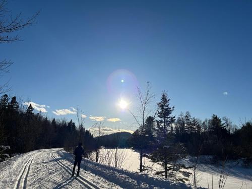 Winter Lakefront Chalet - Serendipity Hideaway - Ski, Skate, Snowshoes & Relax by the Cozy Fire
