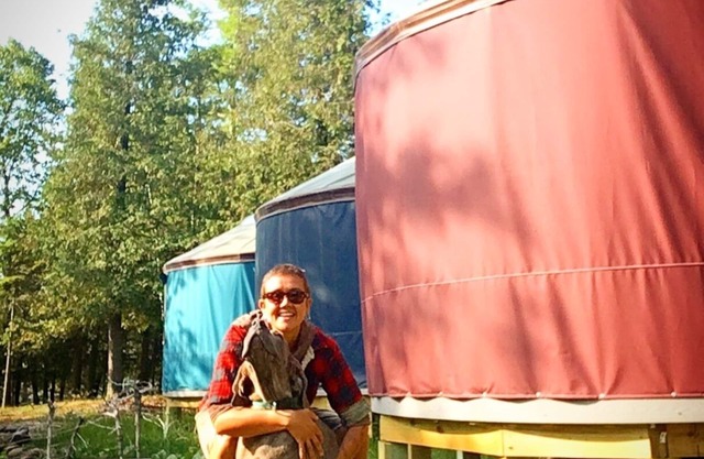 Yurt - Secluded Island Escape on Lake Huron Private, Eco-Friendly Retreat