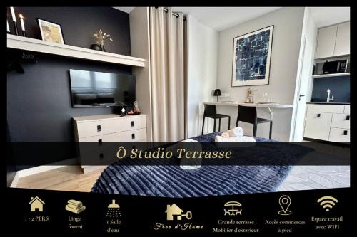 Lorient Apartment | Ô StudiO Terrasse - Centre ville de Lorient - Gare