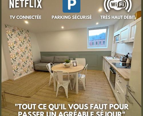 Douai Apartment | ღ Fabrik Parking sécurisé & Wifi fibre