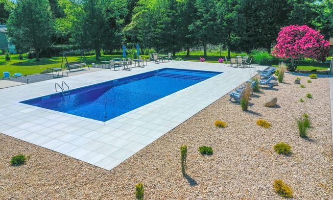 Orient Point Villa | 1.5 Acre Luxury Escape - Saltwater Pool with Water Views