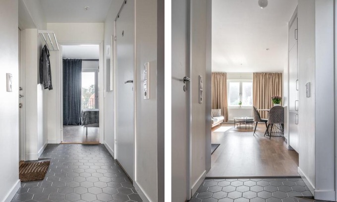 Appelviken Apartment | 1-Bed Apt Sleeps 4 10m metro to Stockholm Centre
