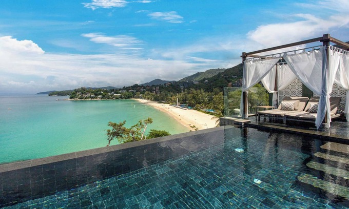 Karon Villa | 1 bed sea view pool villa Roma