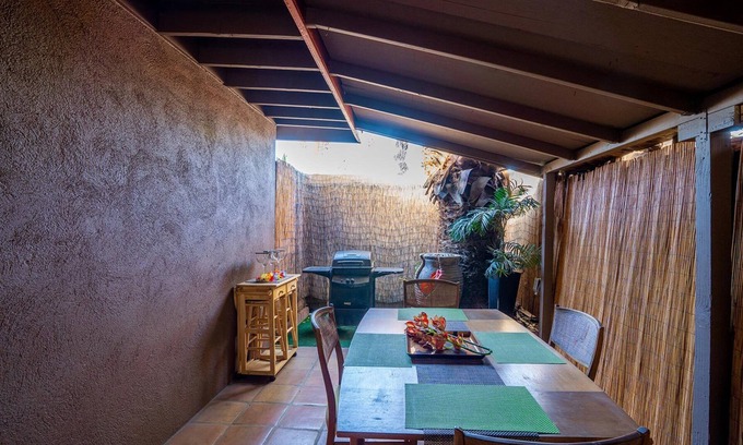 Warm Sands Apartment | 1-Bedroom with Private Tiki Patio