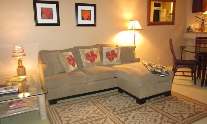 Wailea Condo | 1 BR Treetop Wailea , 2nd floor vaulted ceilings