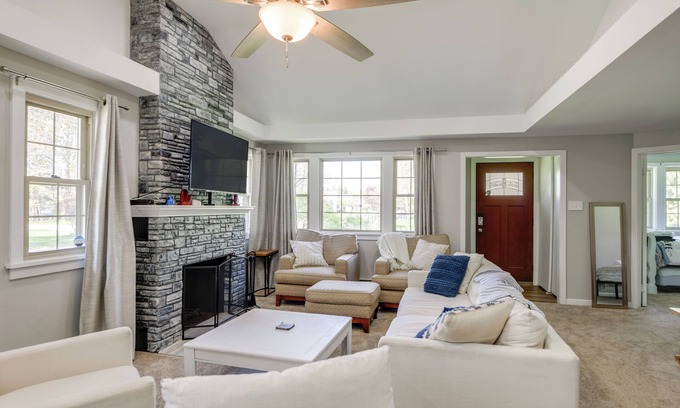 Lake Erie Beach House | 1 Mi to Lake Erie: Family-Friendly Angola Home!