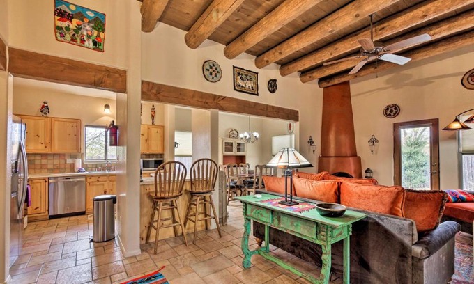 West Manhattan House | 1 Mi to Santa Fe Plaza Quiet Home with Patio