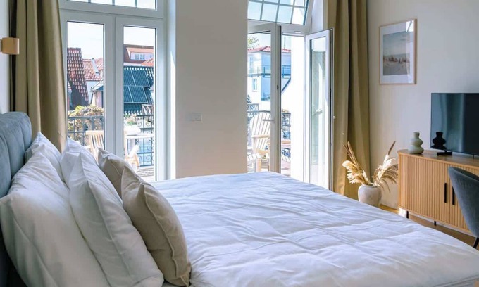 Warnemuende Apartment | 1-Raum Appartment „Nr. 4“ mit großer Terrasse