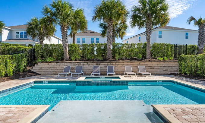 West Kissimmee House | 10 bd Pool Home, spa, movie & game room (2302)