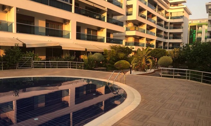 Alanya Apartment | 100 m to the sea and next to the Dim River with a very nice garden veranda