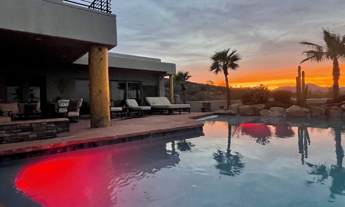 Fountain Hills House | 100 mile views! 6000 sq ft 4-bedroom house, salt pool in fabulous Fountain Hills