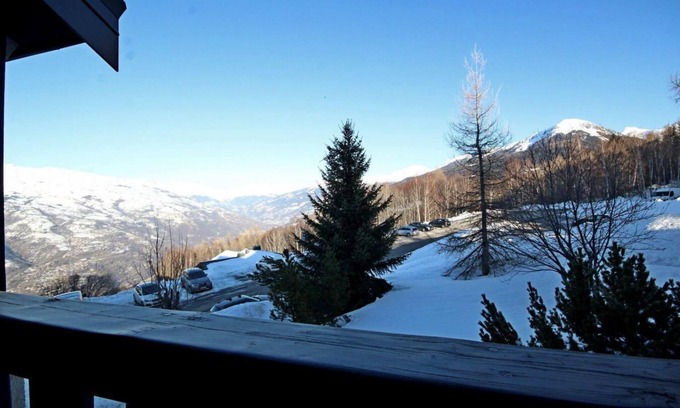 Montalbert Apartment | 100m from ski slopes, Ground floor, balcony, tv, ski locker, 24m², Montalbert