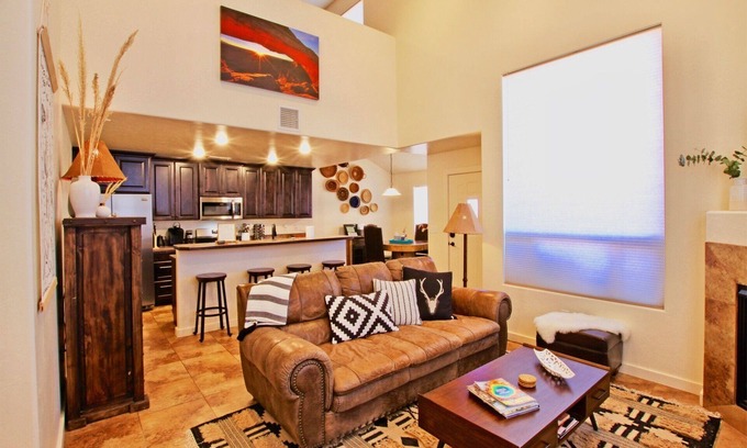 Moab South Valley House | 10A1 Close to Pool, Views, Huge Patio, Sleeps 8