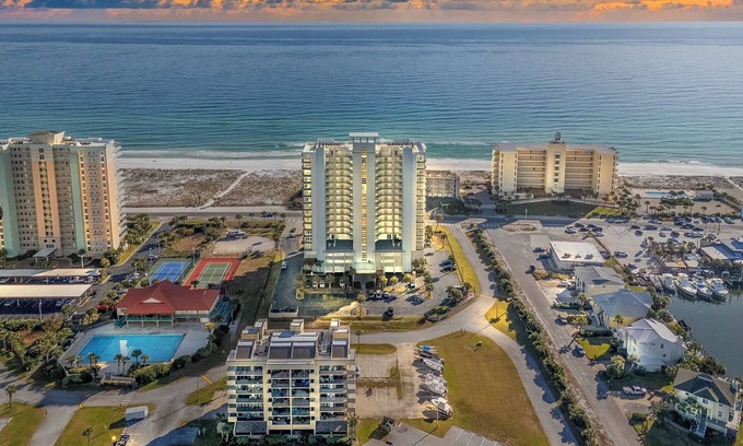 Pensacola Beach Condo | 10th Floor Sweeping Views of the Gulf. Steps from Beach Access.